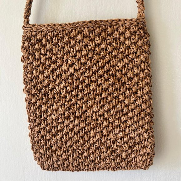 Handmade Crochet Small Cross Body Bag - Picture 2 of 5